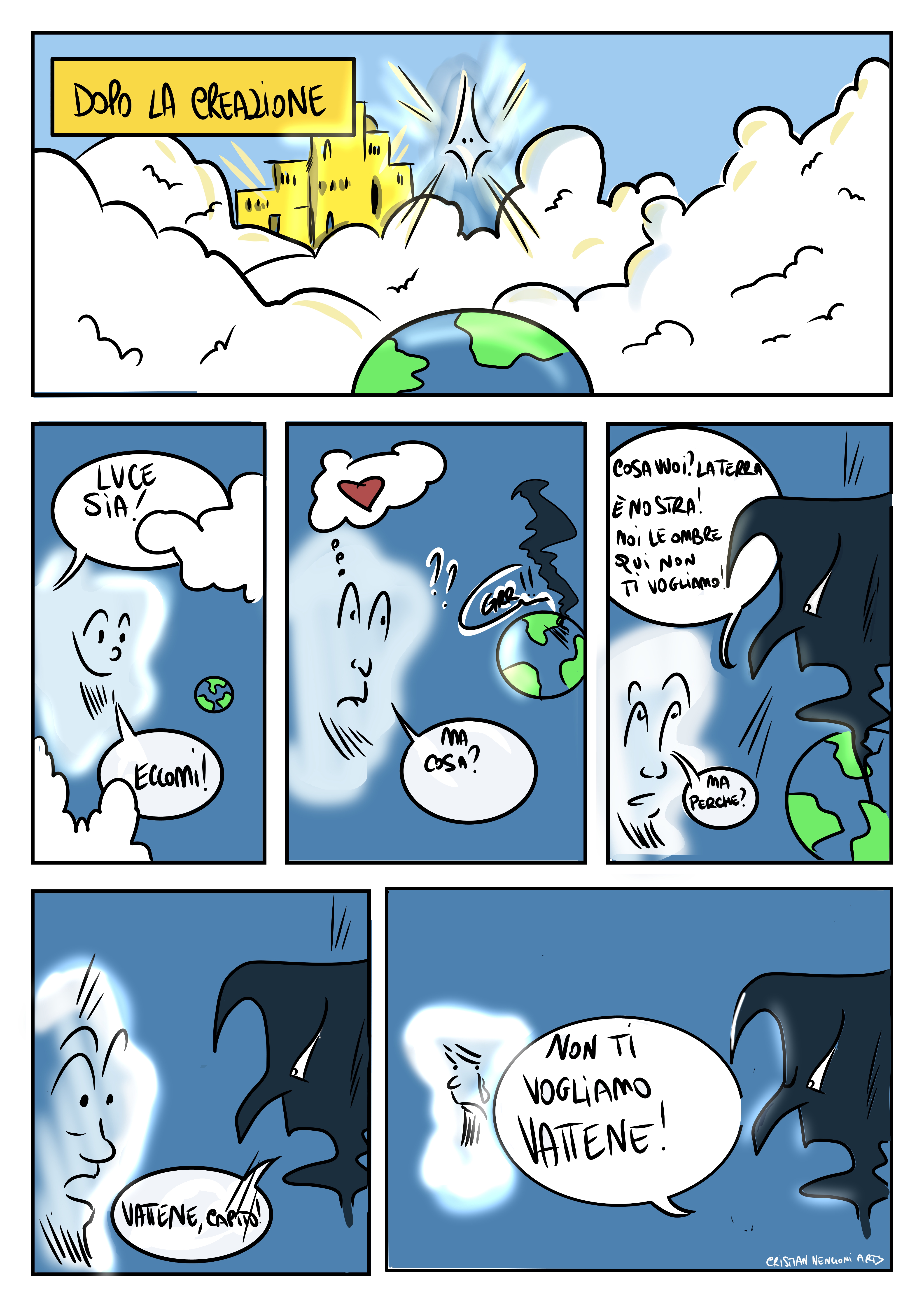 Cover 7 Pagine a Fumetti a Colori